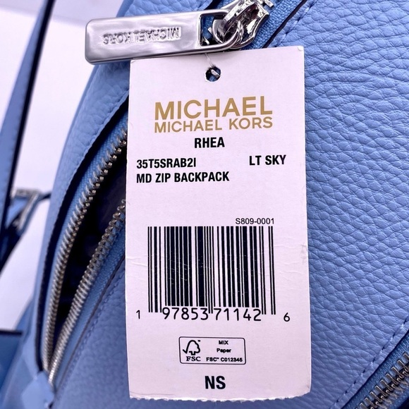 Michael Kors Medium Embellished Backpack Light Sky main image 5